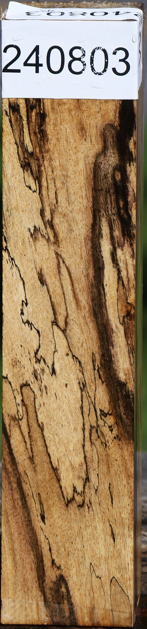 Black & White Ebony Turning Square