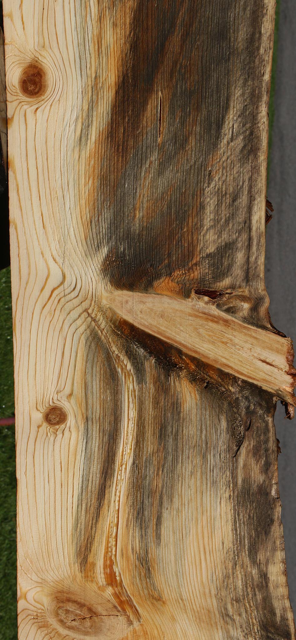 Blue Pine Live Edge Mantel