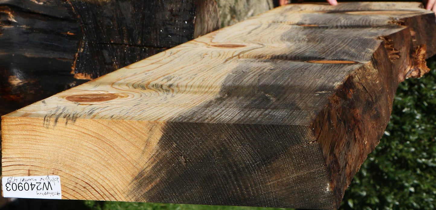 Blue Pine Live Edge Mantel