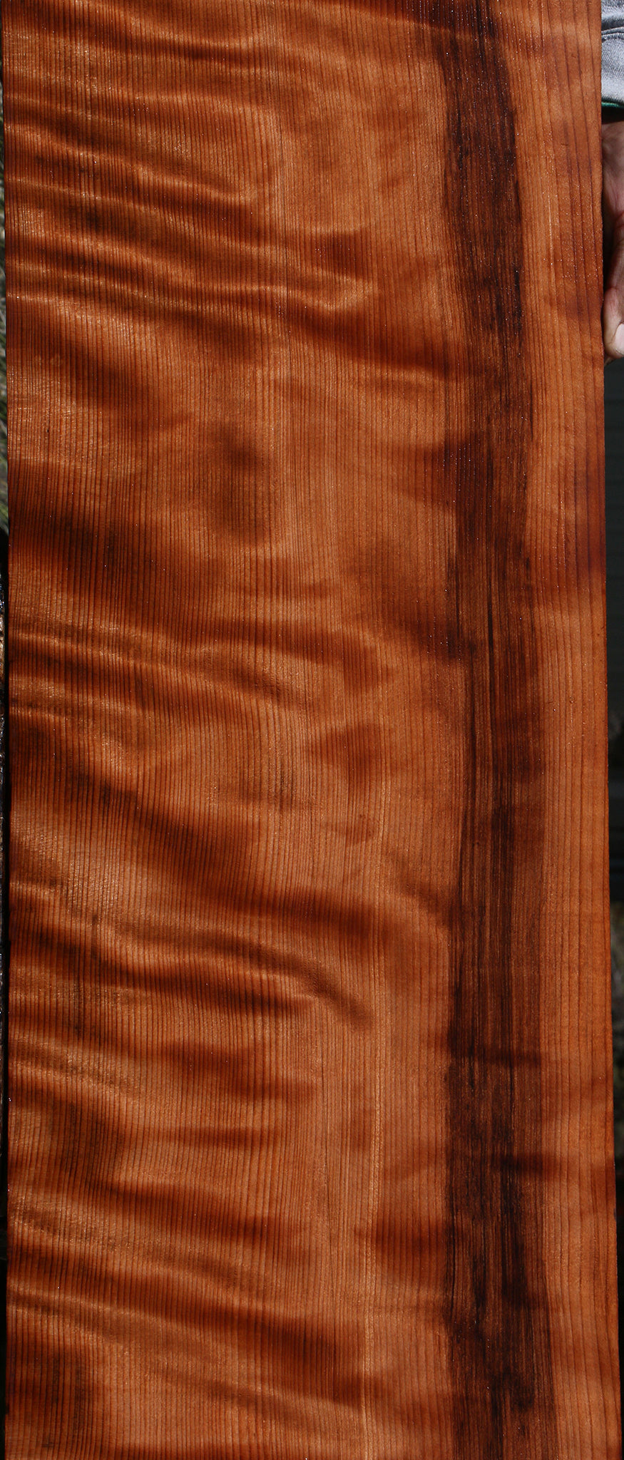 Curly Redwood Lumber