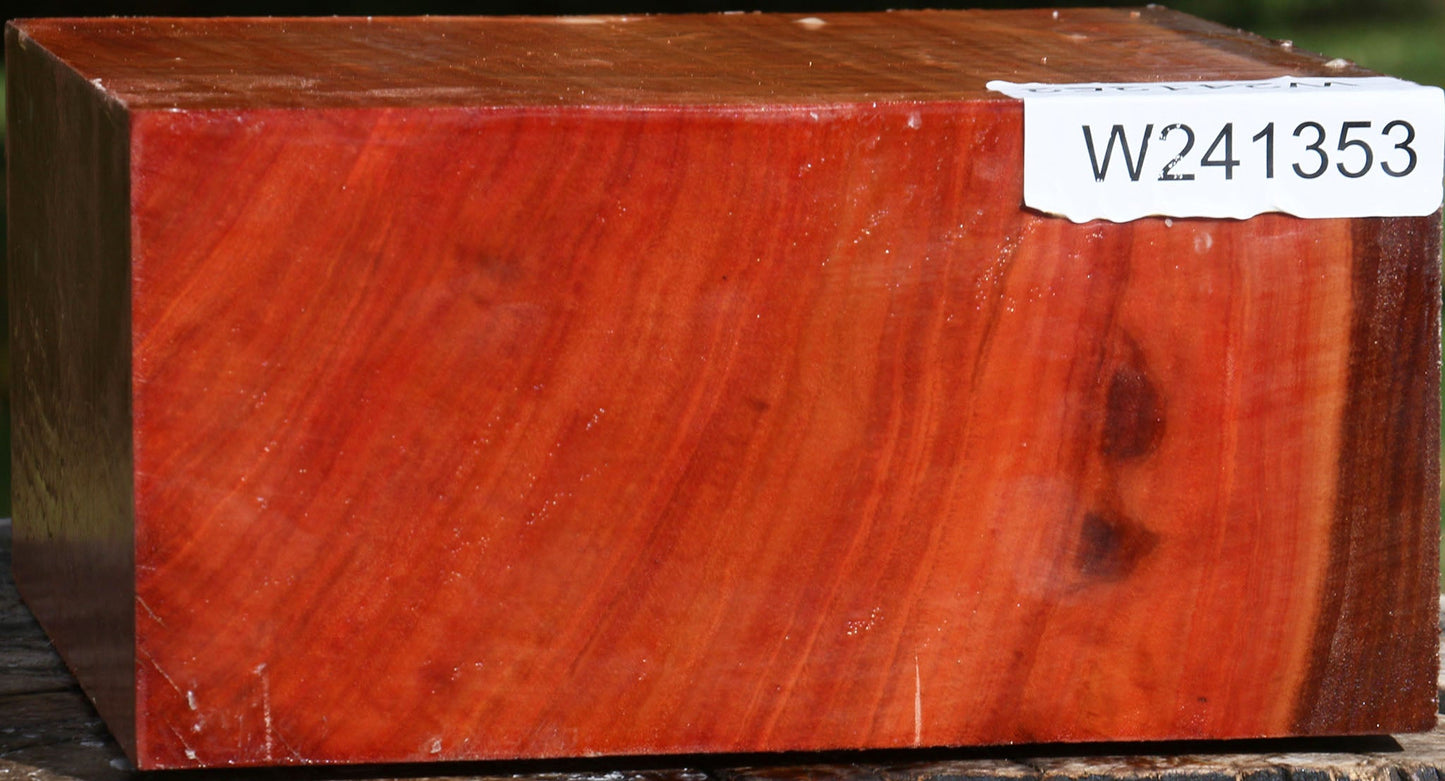 Figured Red Ironbark Bowl Blank