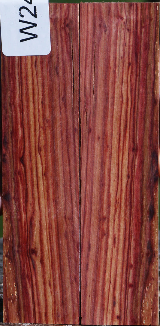 Figured Tulipwood Bookmatched Knife Scales