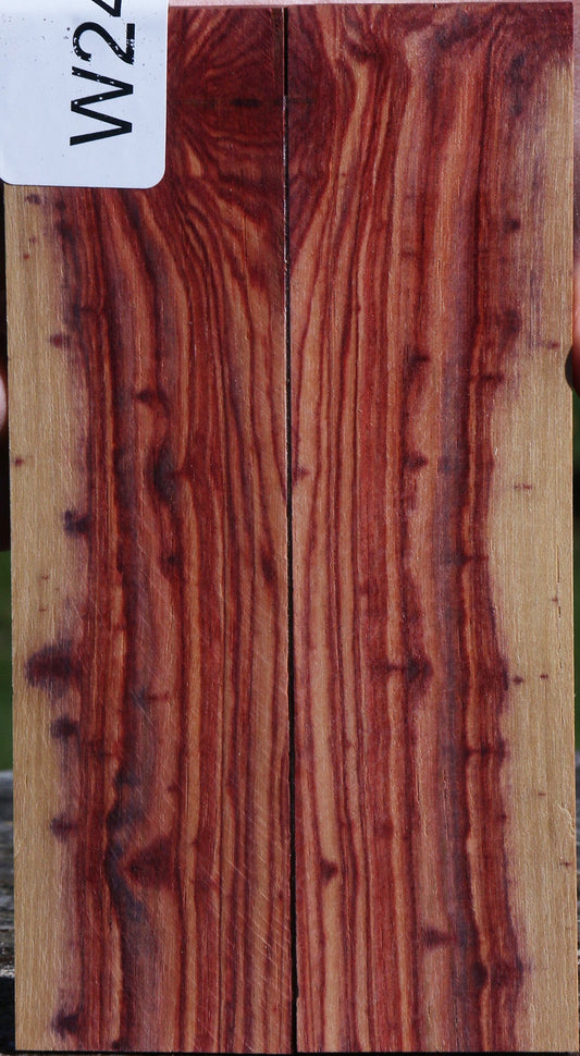 Extra Fancy Tulipwood Bookmatched Knife Scales