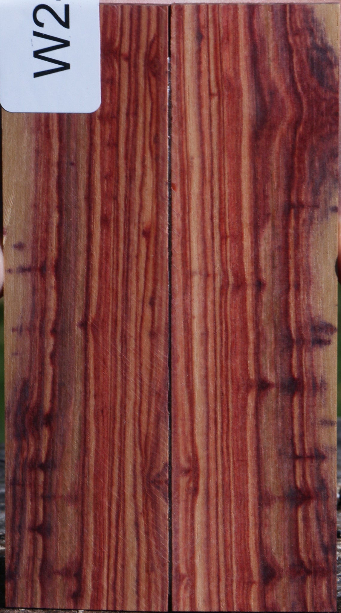 Figured Tulipwood Bookmatched Knife Scales