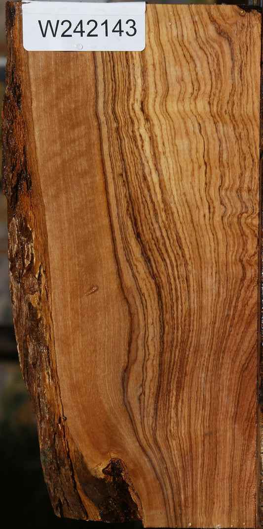 Figured African Olive Live Edge Lumber