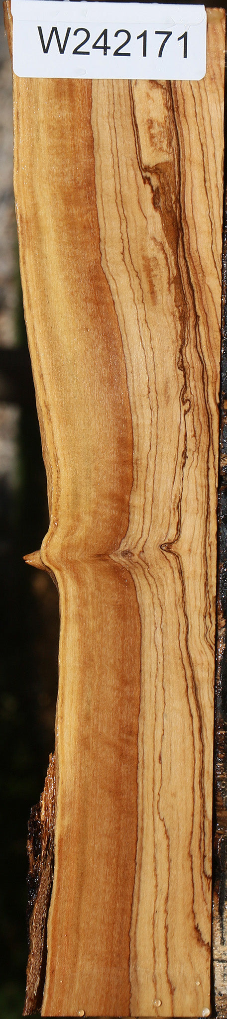 Figured African Olive Live Edge Lumber