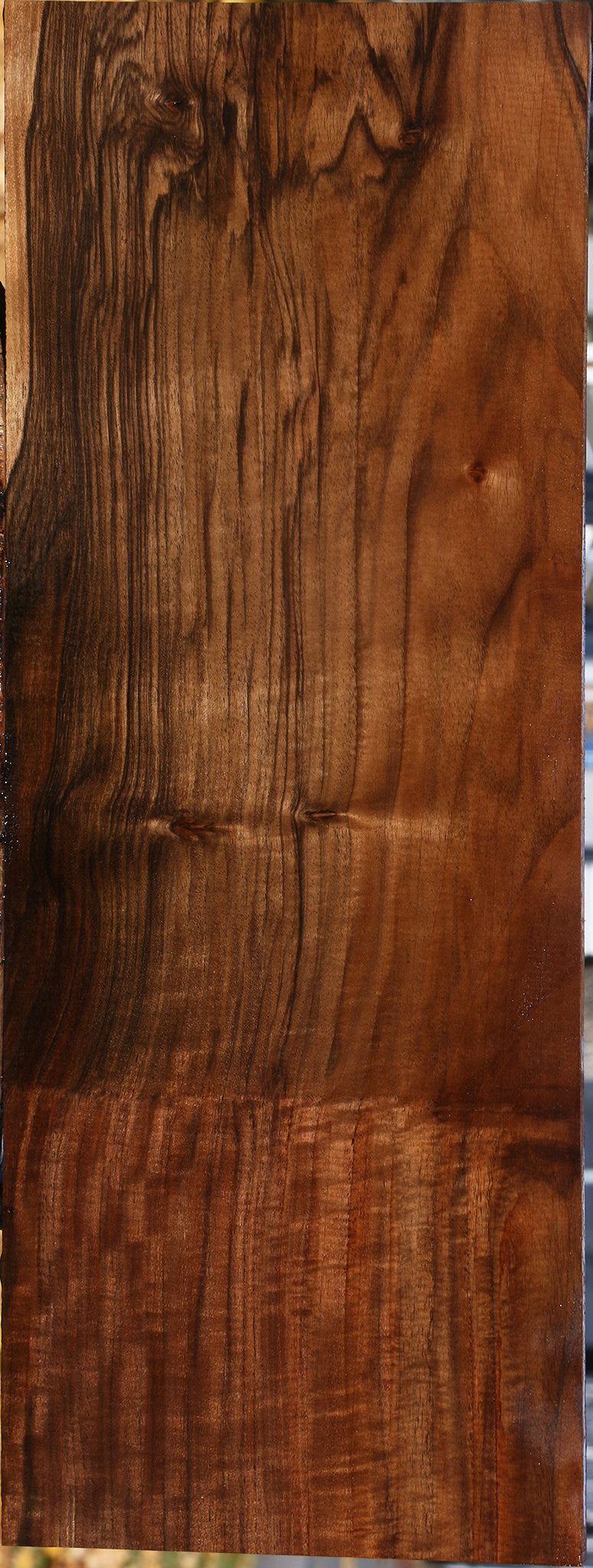 Figured Grafted English/Claro Walnut Lumber
