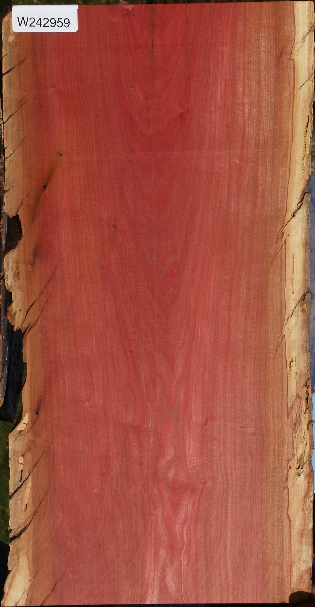 Pink Ivory Live Edge Lumber