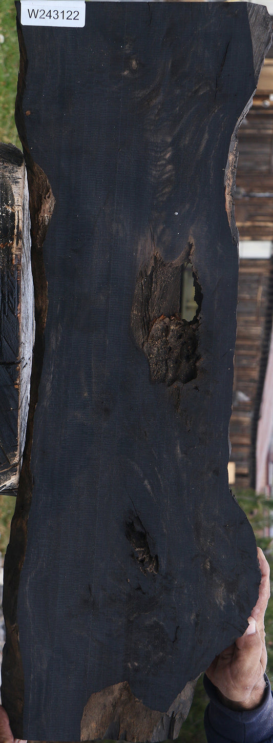 Rustic Gabon Ebony Live Edge Lumber