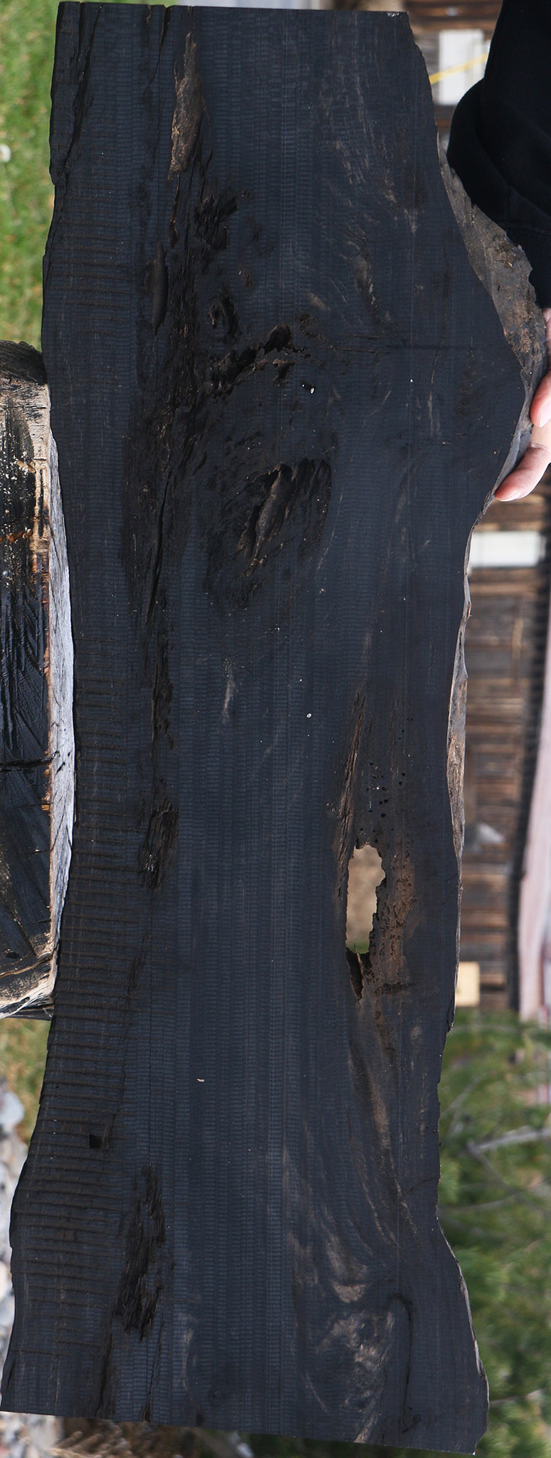 Rustic Gabon Ebony Live Edge Lumber