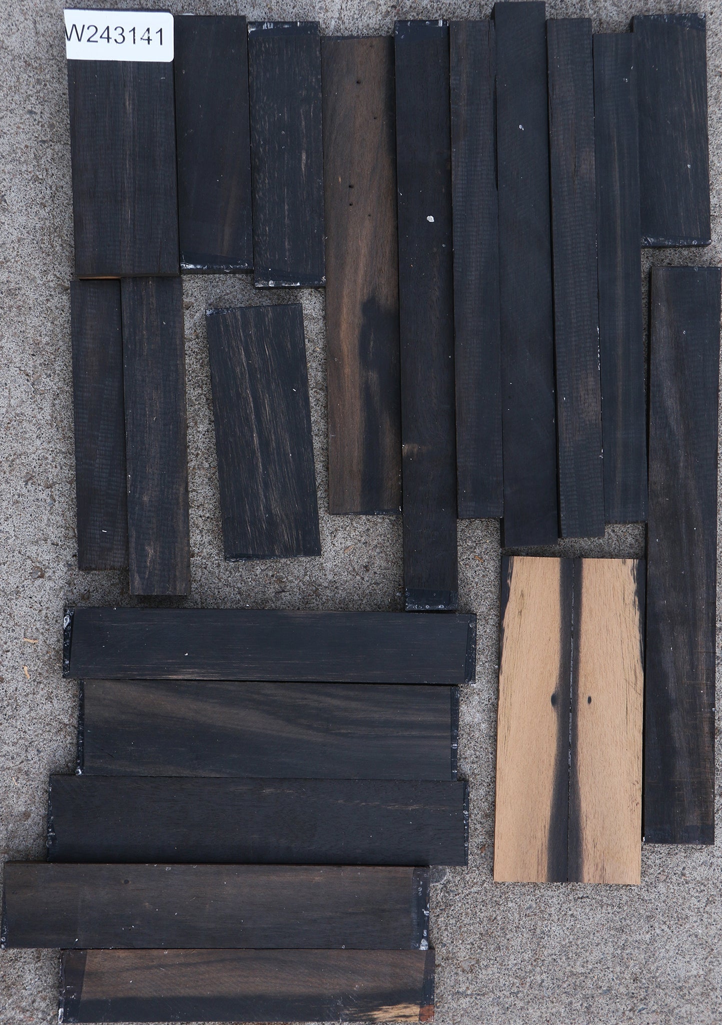 Gabon Ebony Lumber Bargain Box