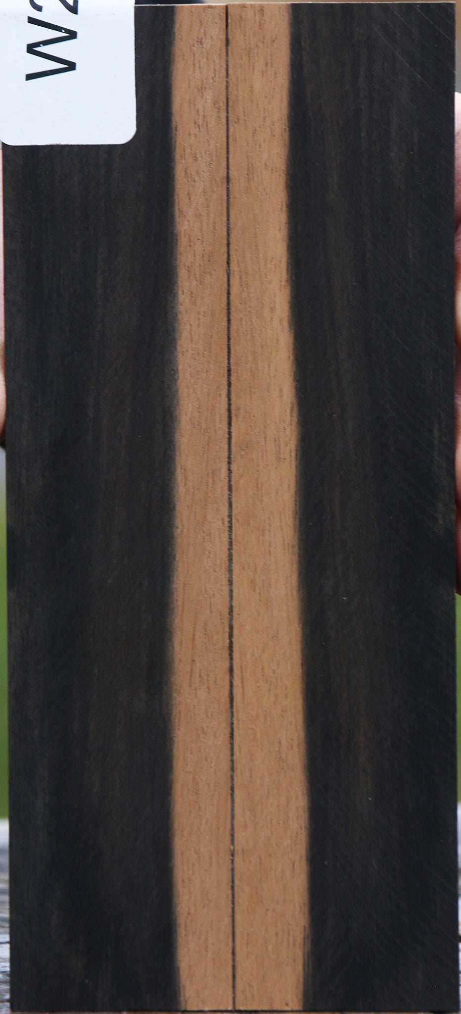 Gabon Ebony Bookmatched Knife Scales