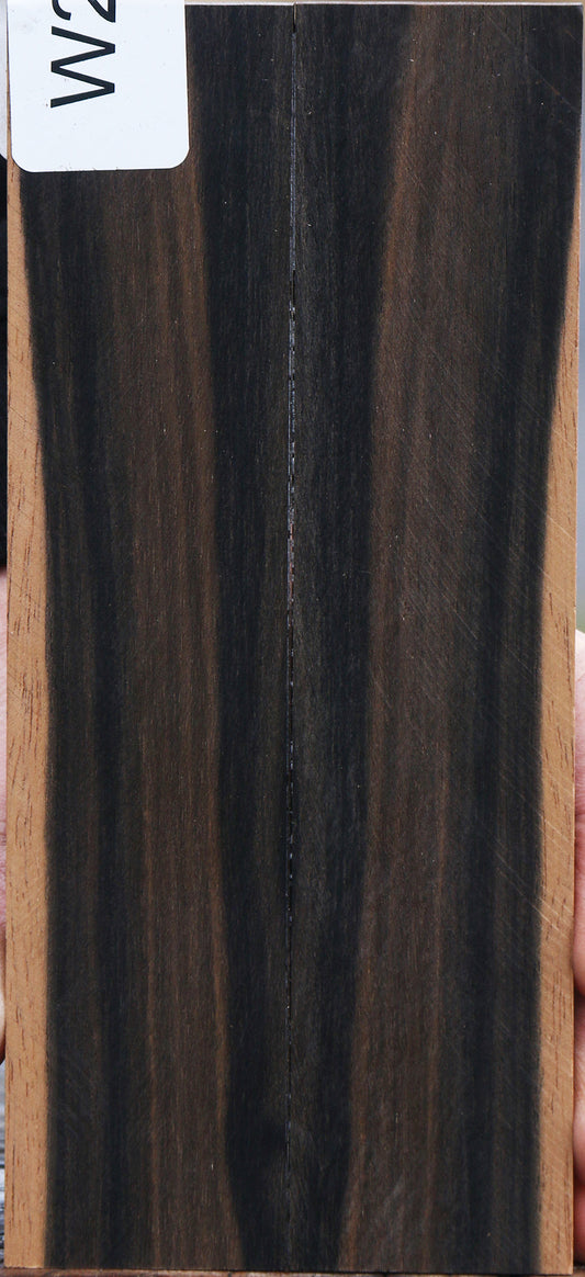 Gabon Ebony Bookmatched Knife Scales