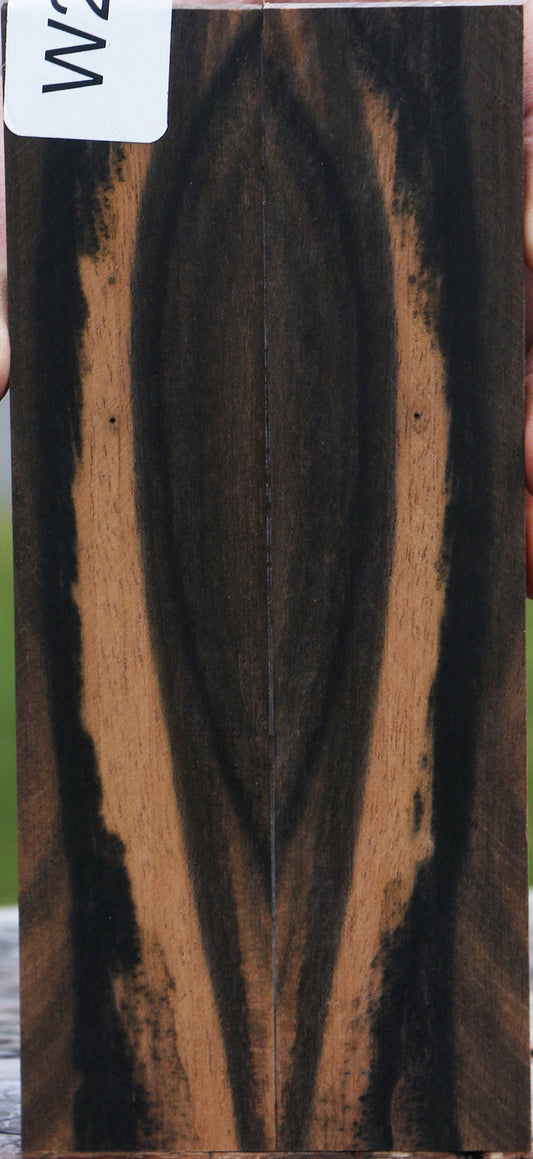 Gabon Ebony Bookmatched Knife Scales