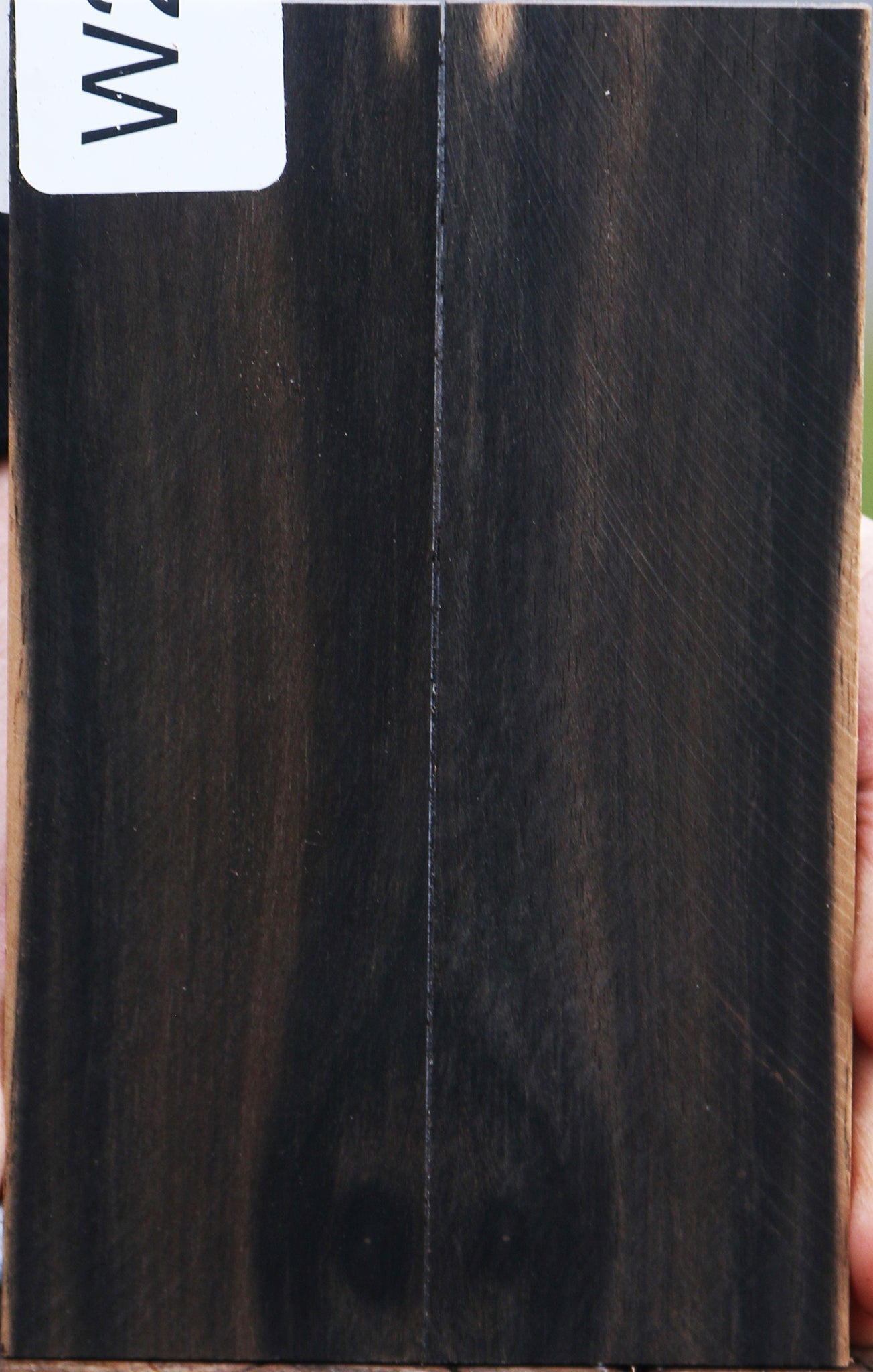 Gabon Ebony Bookmatched Knife Scales