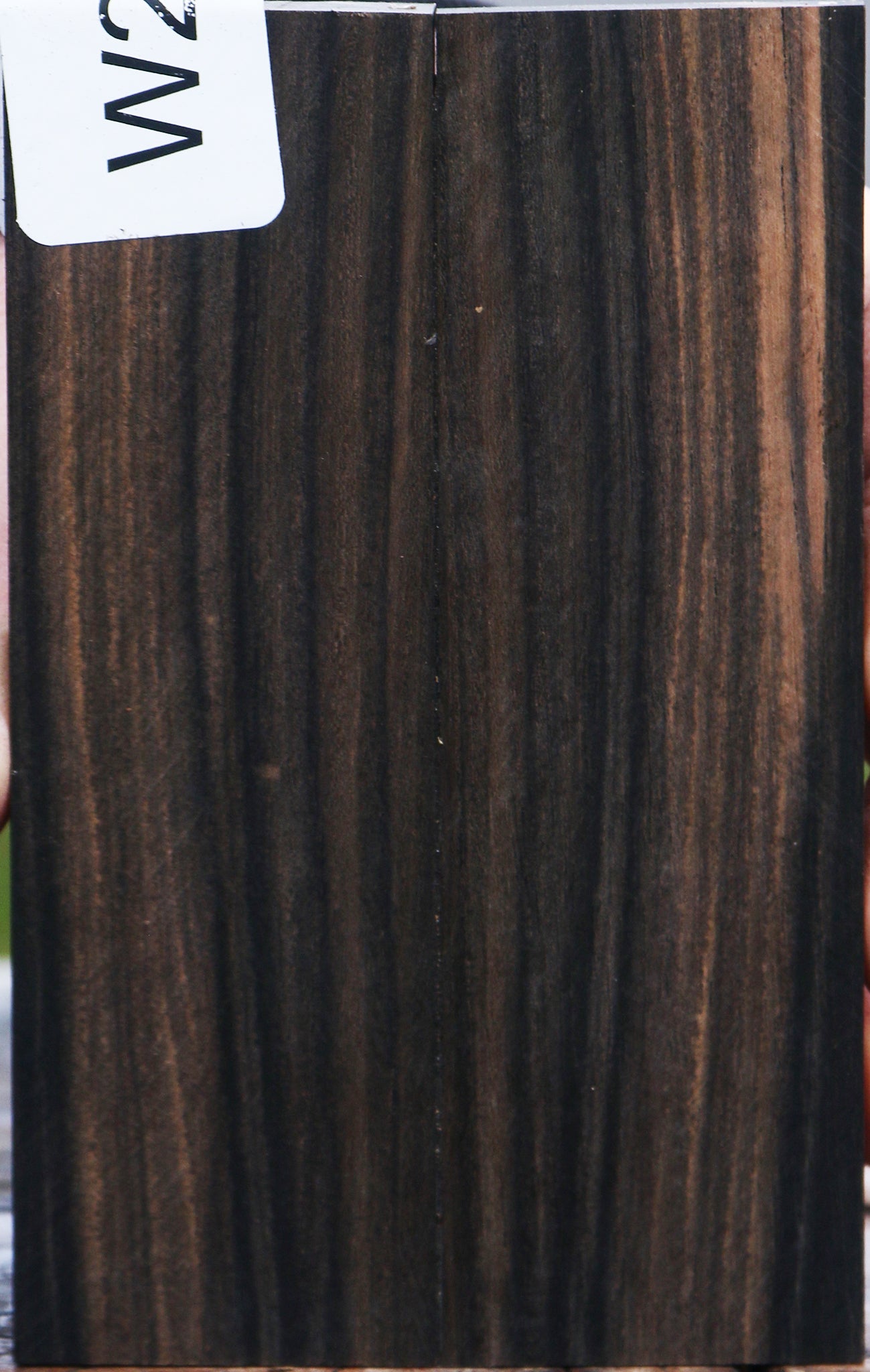 Gabon Ebony Bookmatched Knife Scales