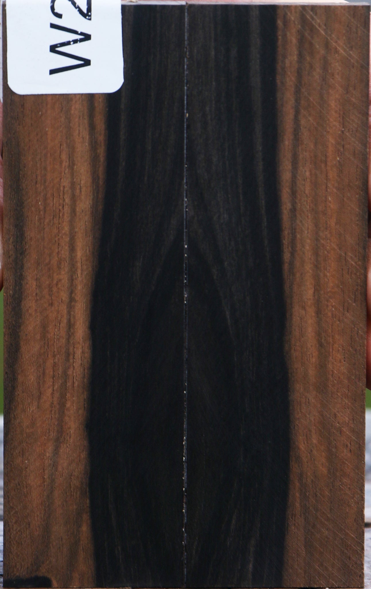 Gabon Ebony Bookmatched Knife Scales