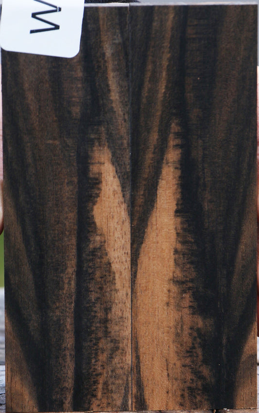 Gabon Ebony Bookmatched Knife Scales