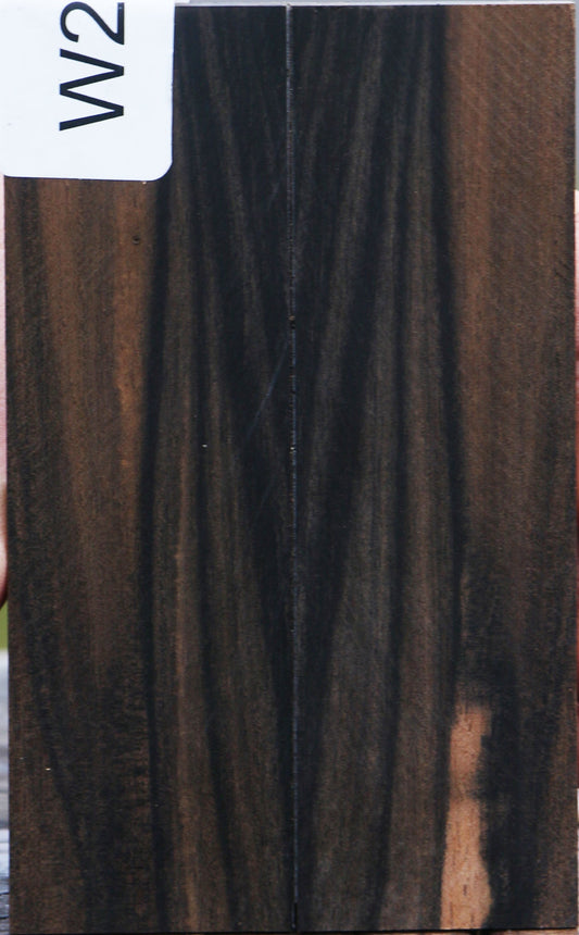 Gabon Ebony Bookmatched Knife Scales