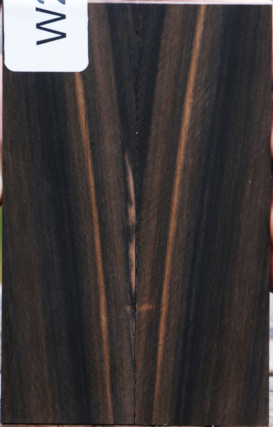 Gabon Ebony Bookmatched Knife Scales