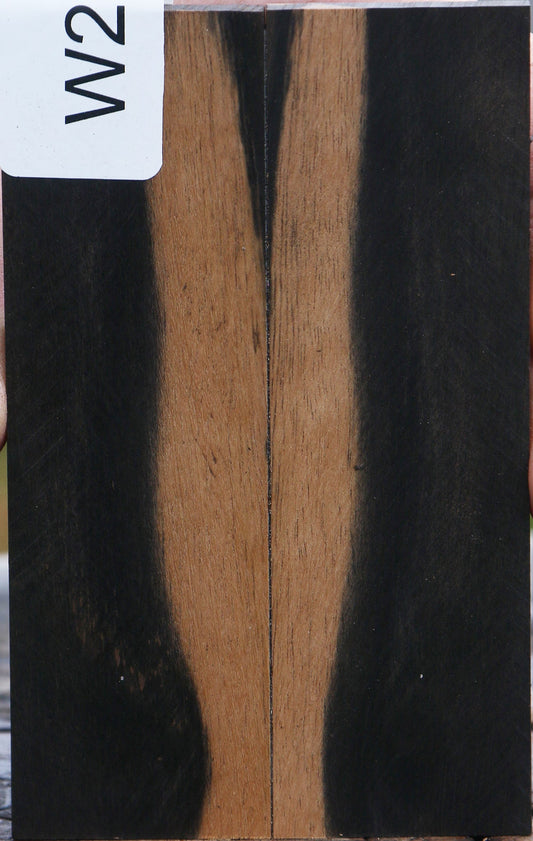 Gabon Ebony Bookmatched Knife Scales