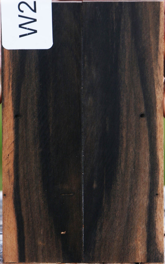 Gabon Ebony Bookmatched Knife Scales