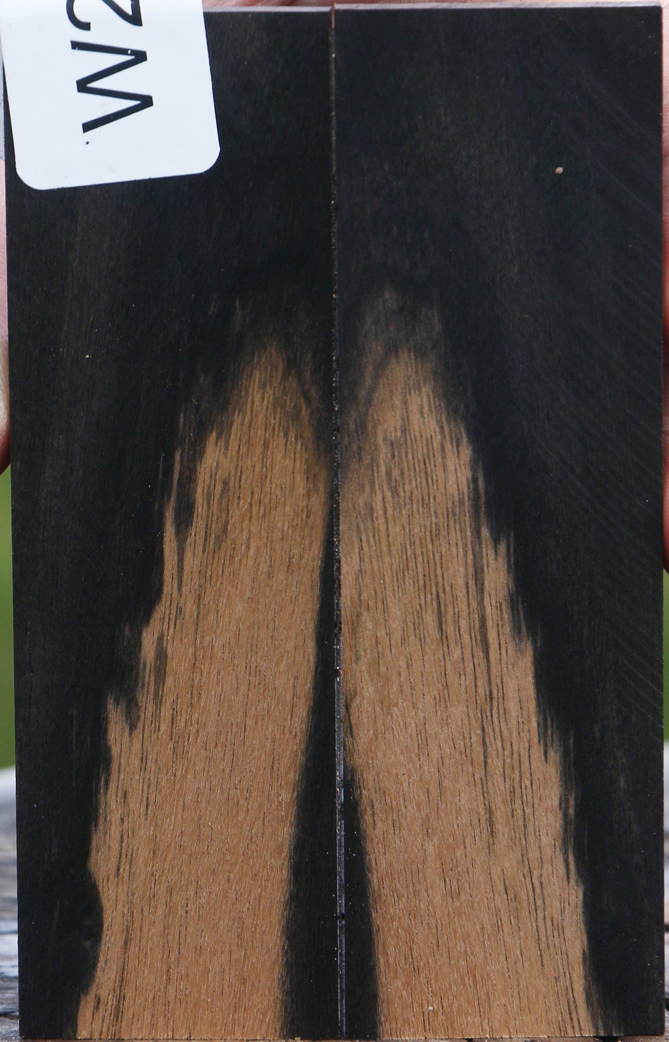 Gabon Ebony Bookmatched Knife Scales