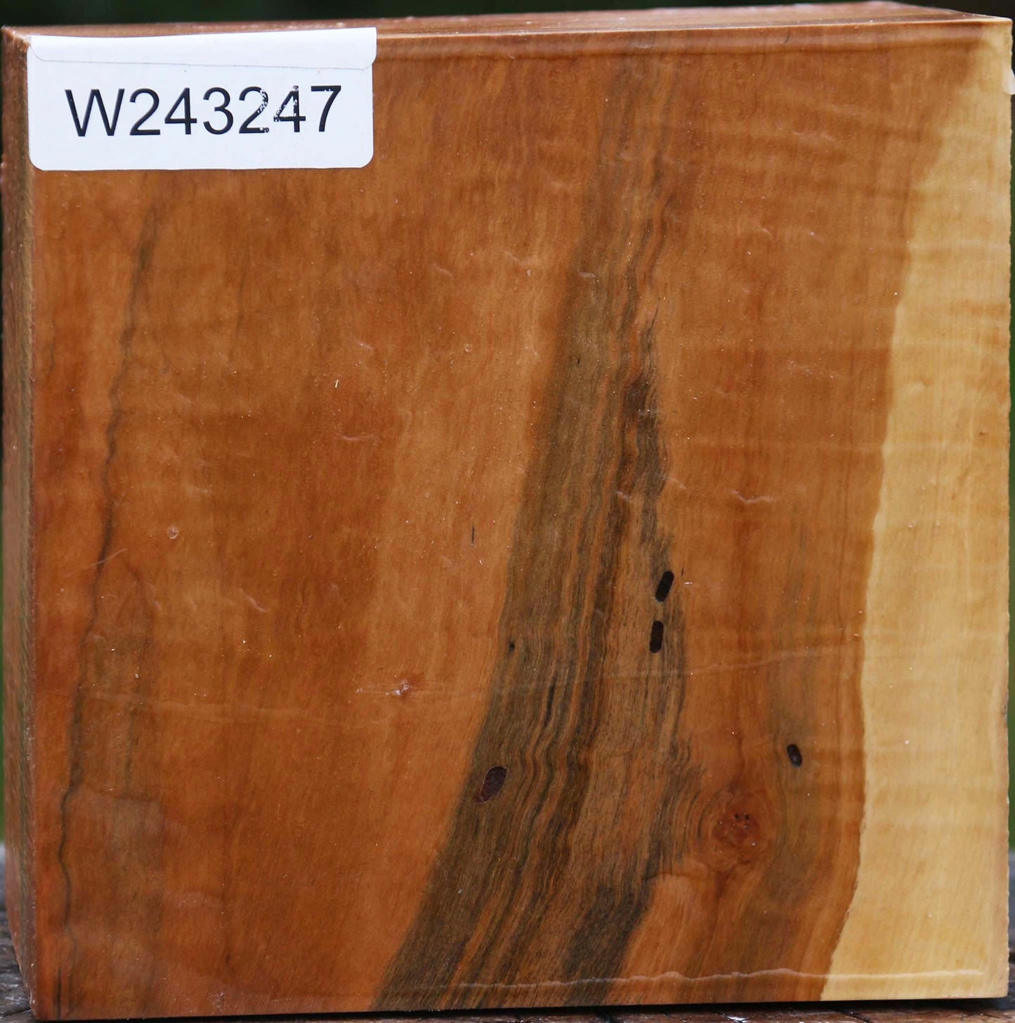 Figured Swiss Pear Bowl Blank