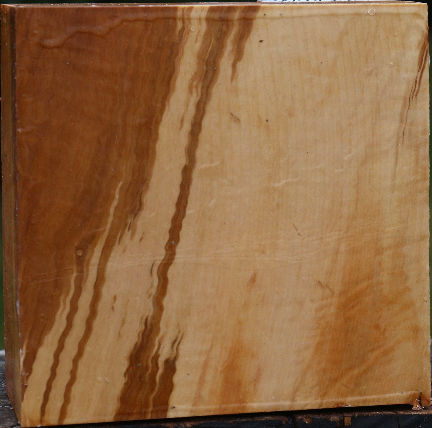 Figured Swiss Pear Bowl Blank