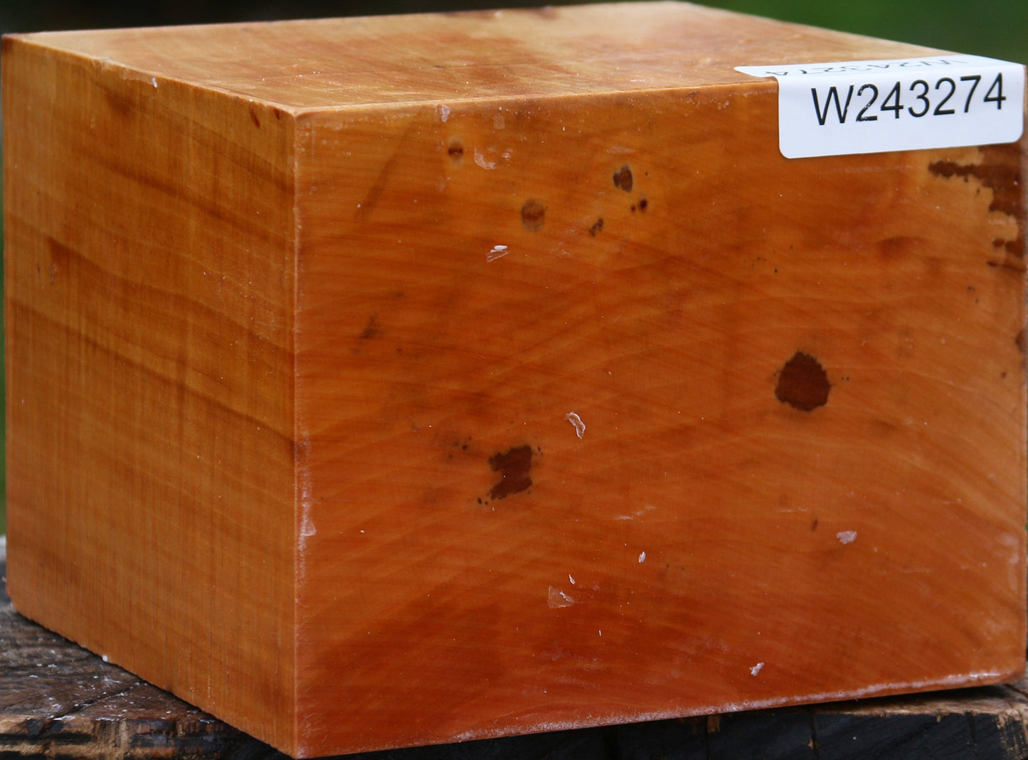 Figured Swiss Pear Bowl Blank