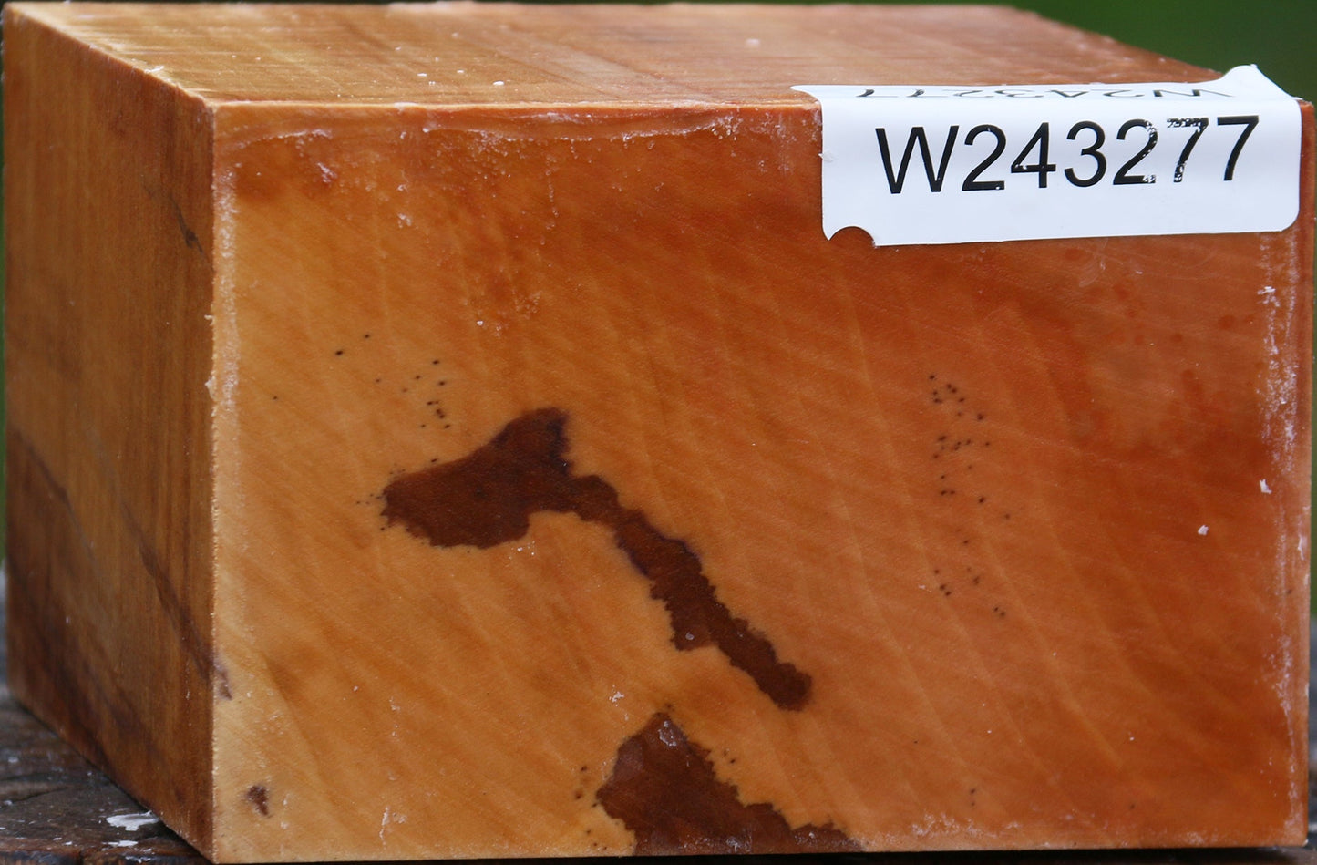 Figured Swiss Pear Bowl Blank