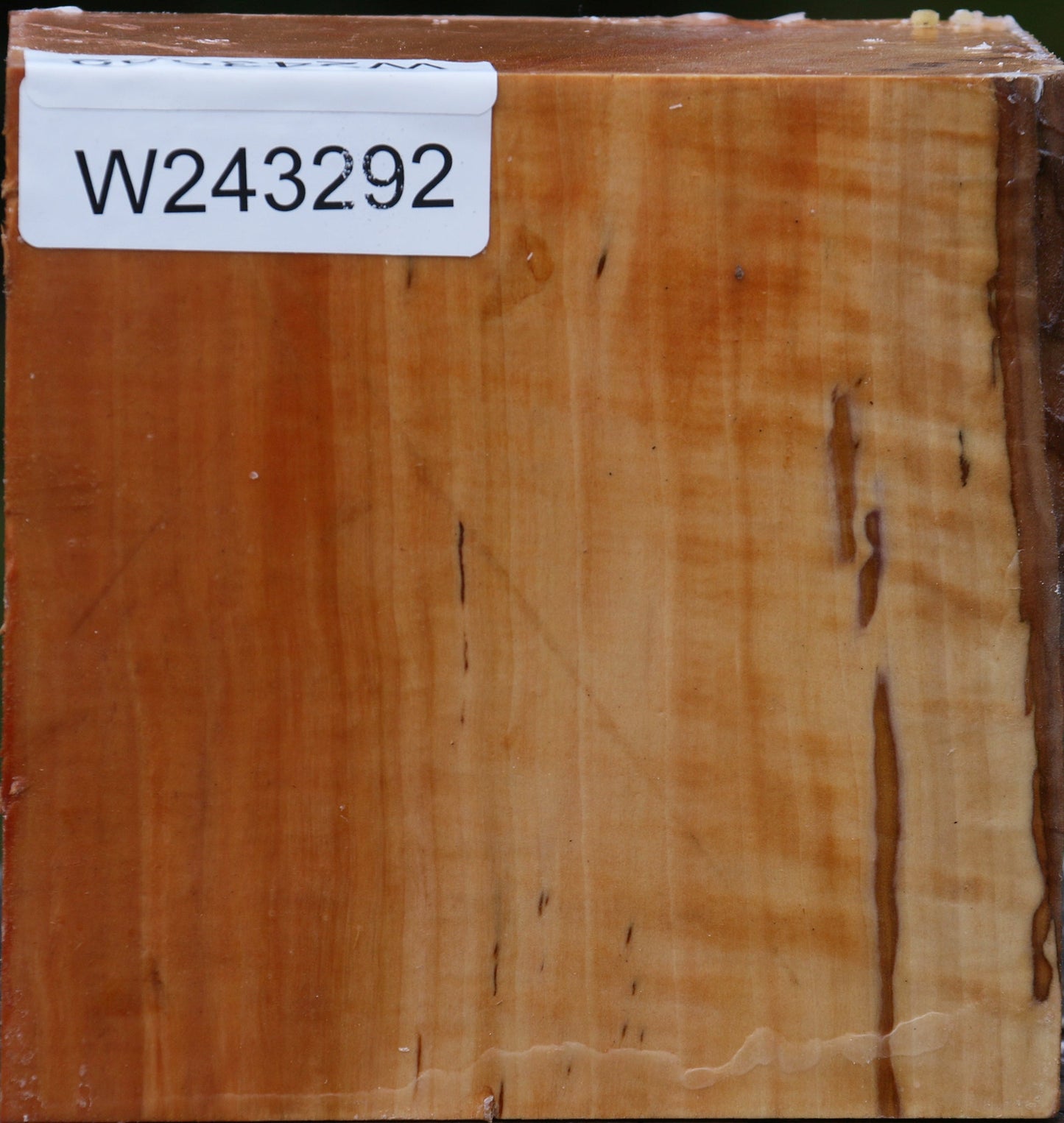 Figured Swiss Pear Bowl Blank