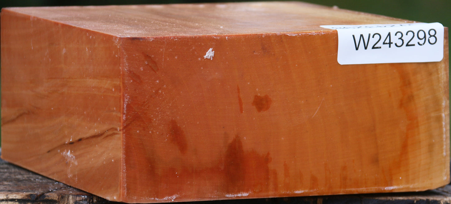 Figured Swiss Pear Bowl Blank