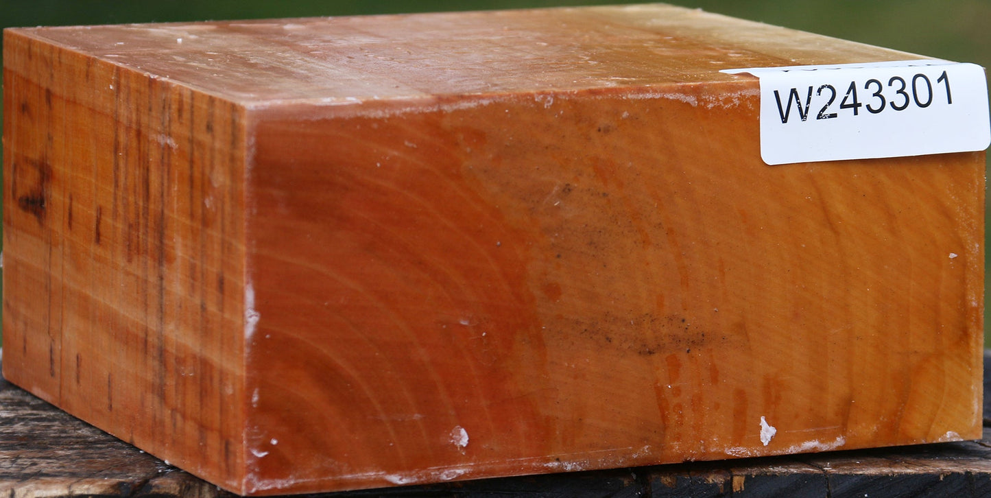 Figured Swiss Pear Bowl Blank