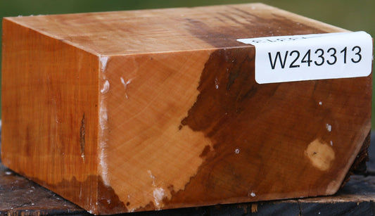 Figured Swiss Pear Bowl Blank