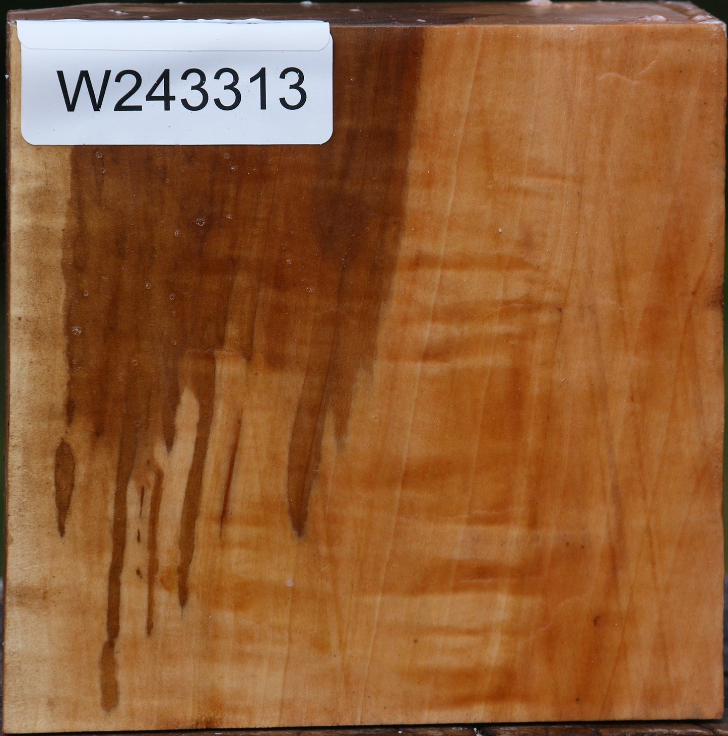 Figured Swiss Pear Bowl Blank