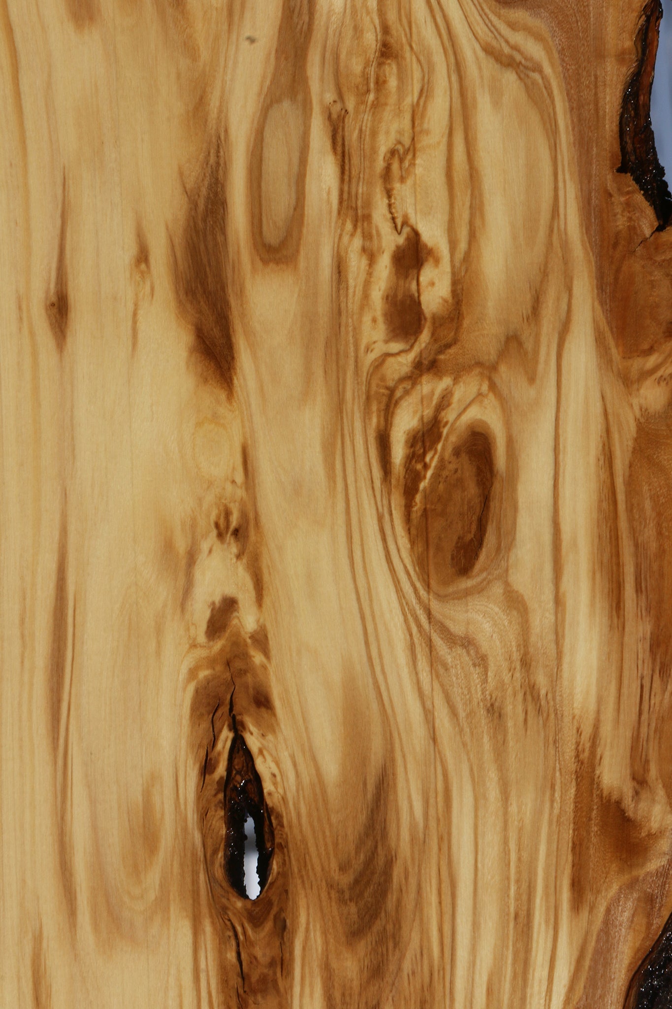 Figured Italian Olive Live Edge Lumber