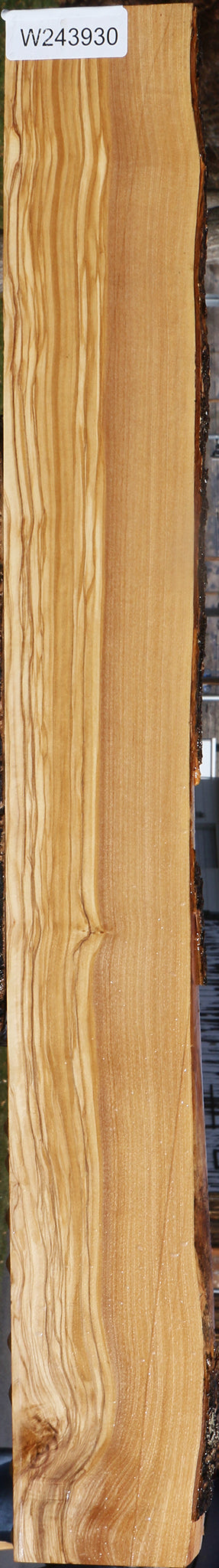 Figured Italian Olive Live Edge Lumber