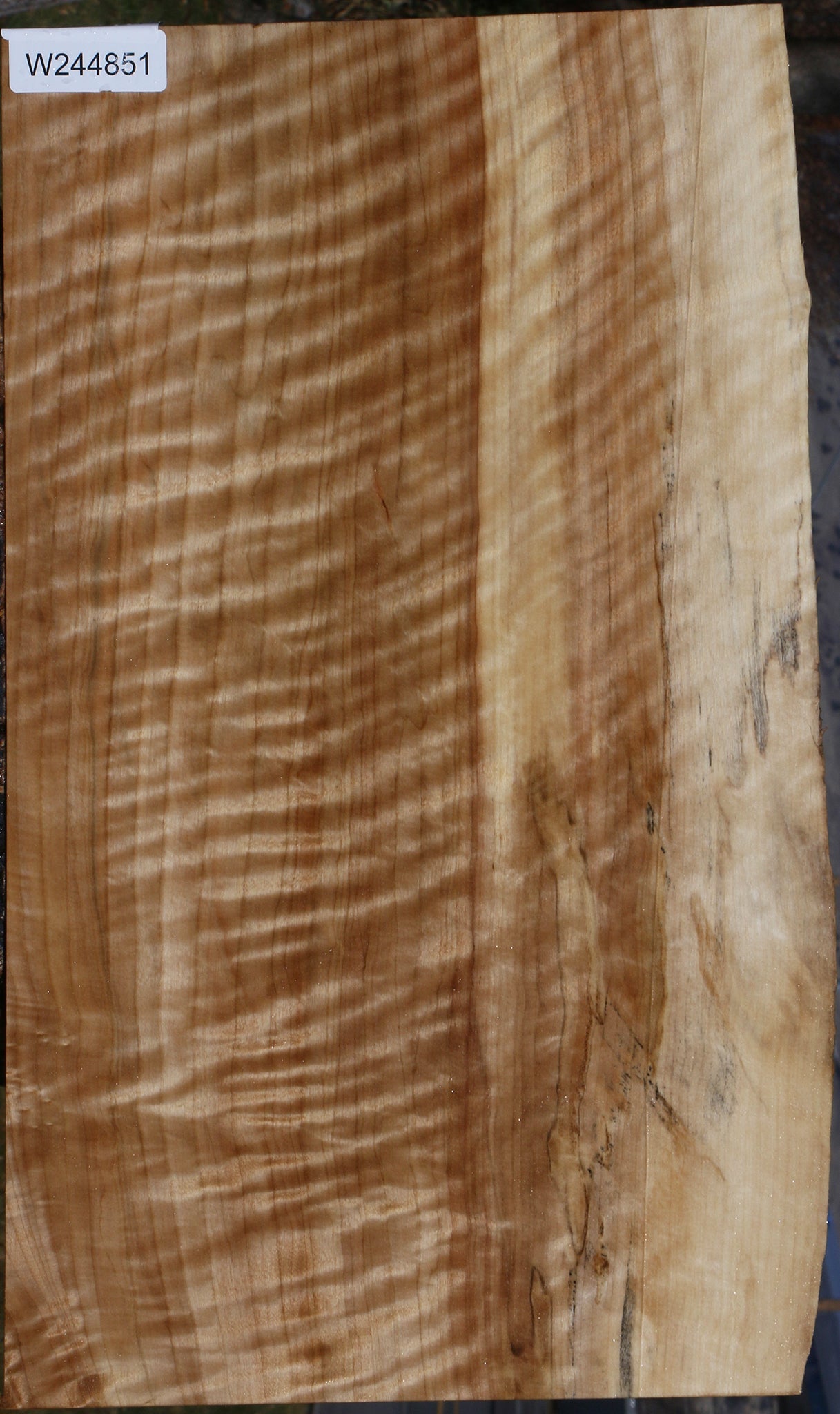 Figured Black Cottonwood Live Edge Lumber