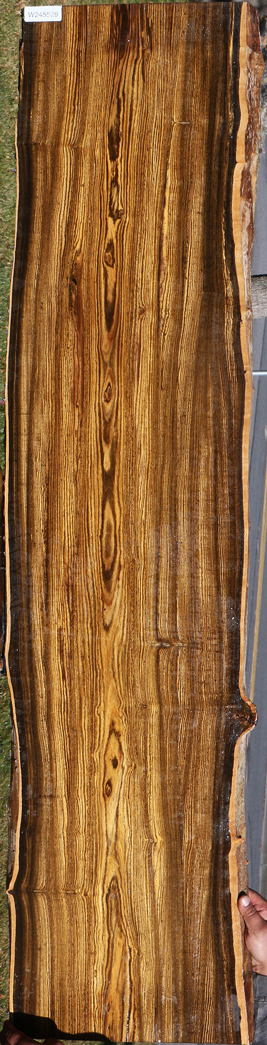 Figured Bocote Live Edge Slab (Free Shipping Excluded)