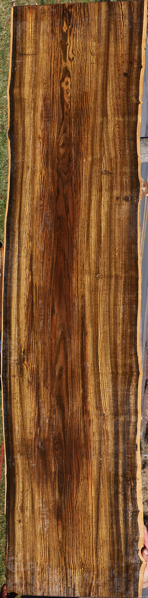 Figured Bocote Live Edge Slab (Free Shipping Excluded)