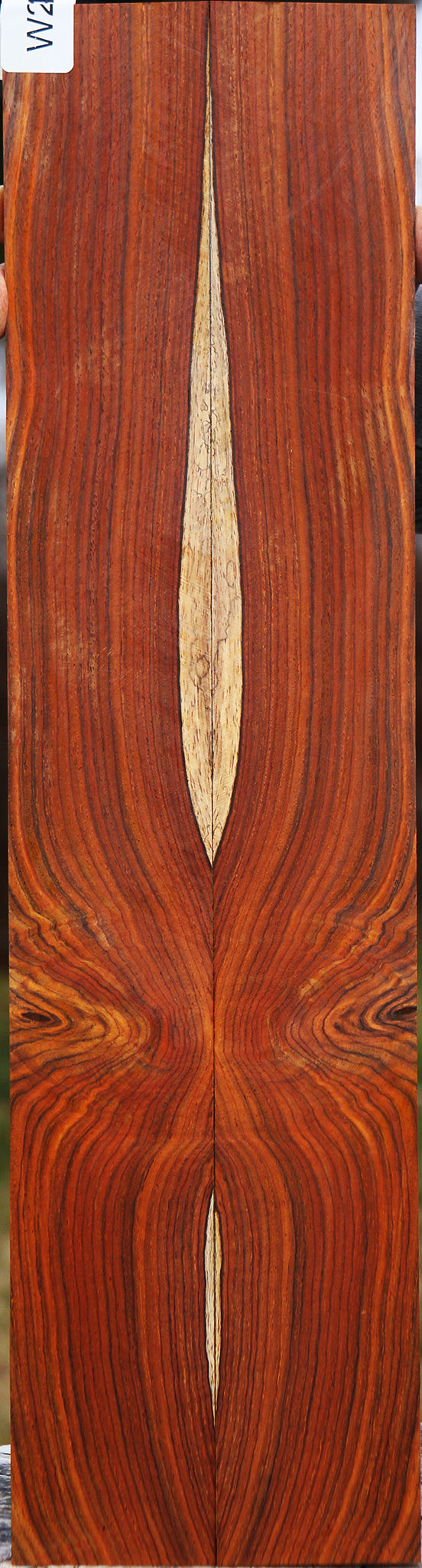 Figured Cocobolo Bookmatched Knife Scales