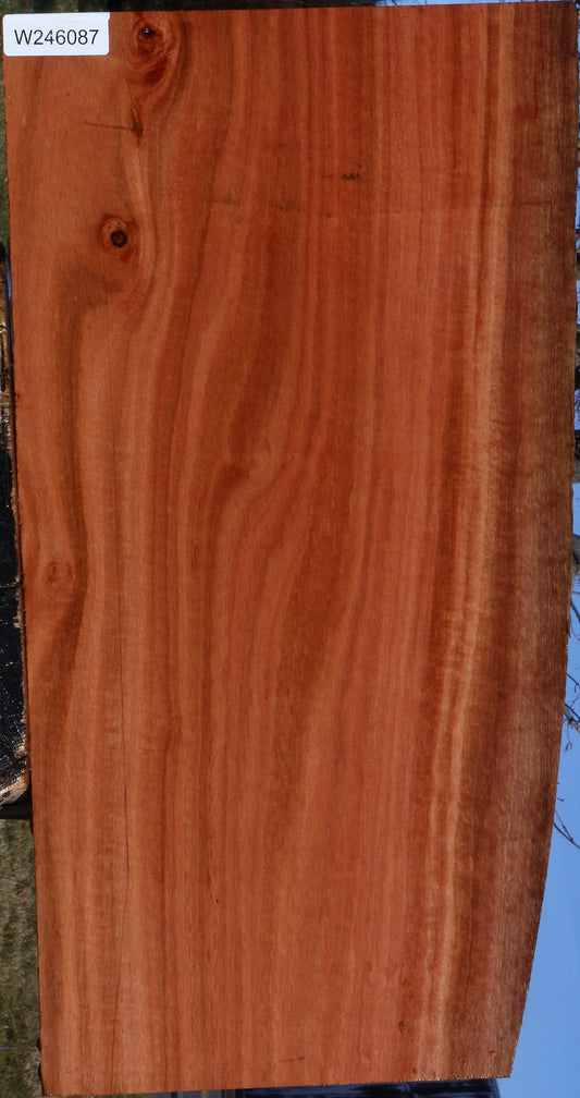 Figured Red Ironbark Live Edge Lumber