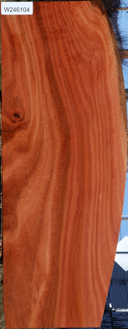 Figured Red Ironbark Live Edge Lumber