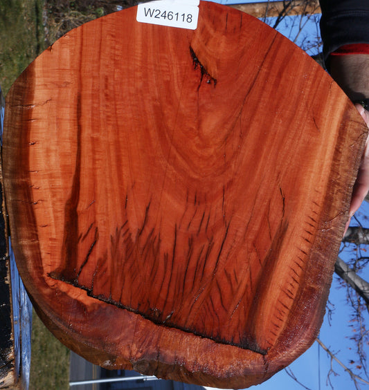 Figured Rustic Red Ironbark Live Edge Lumber