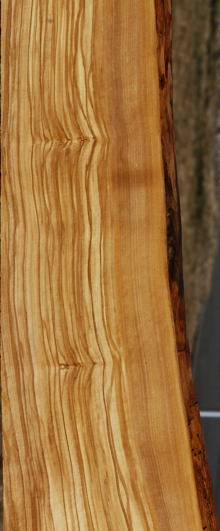 Extra Fancy Italian Olive Live Edge Lumber