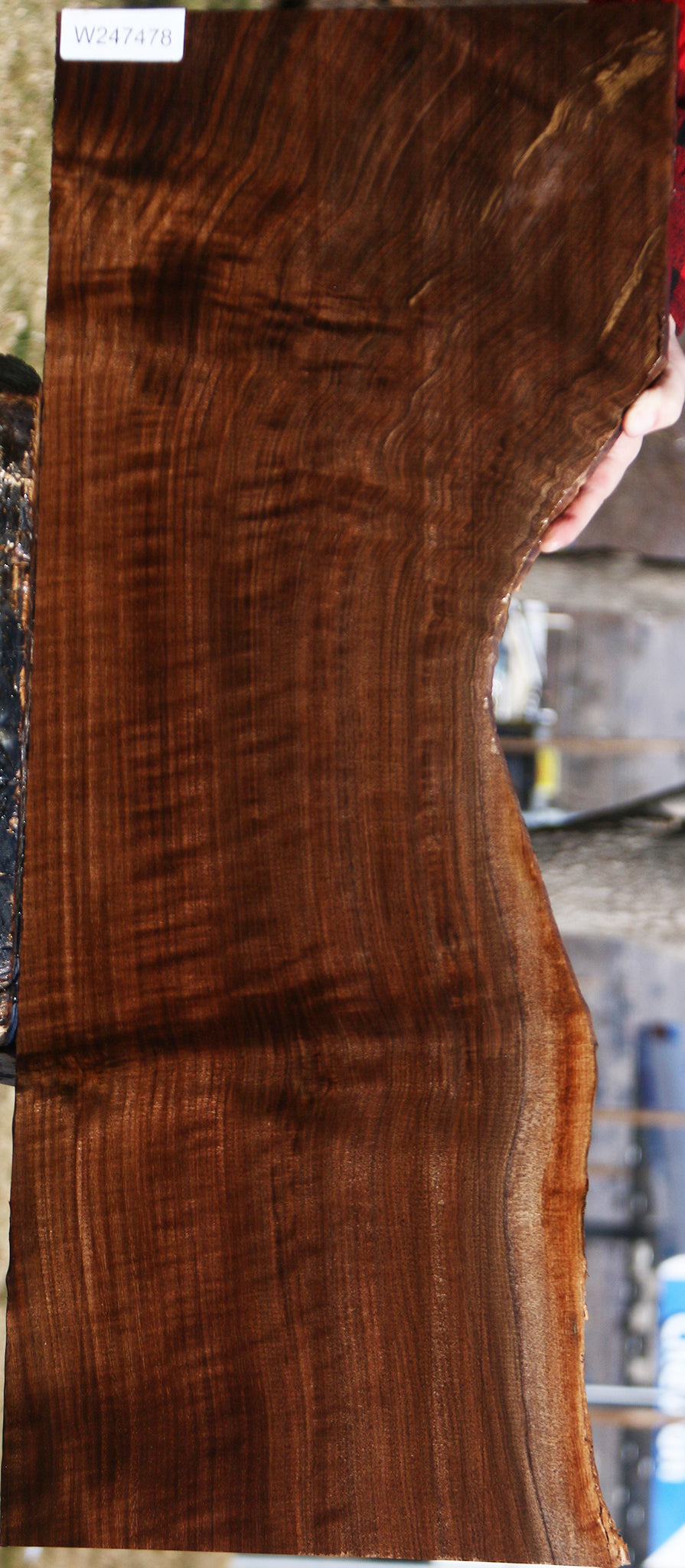 Extra Fancy Claro Walnut Live Edge Lumber