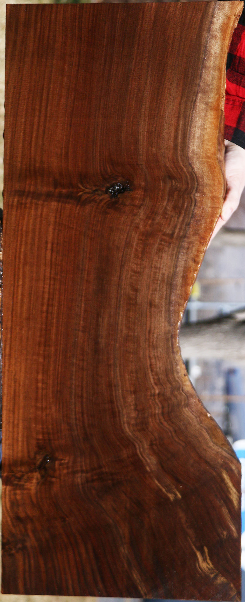 Extra Fancy Claro Walnut Live Edge Lumber