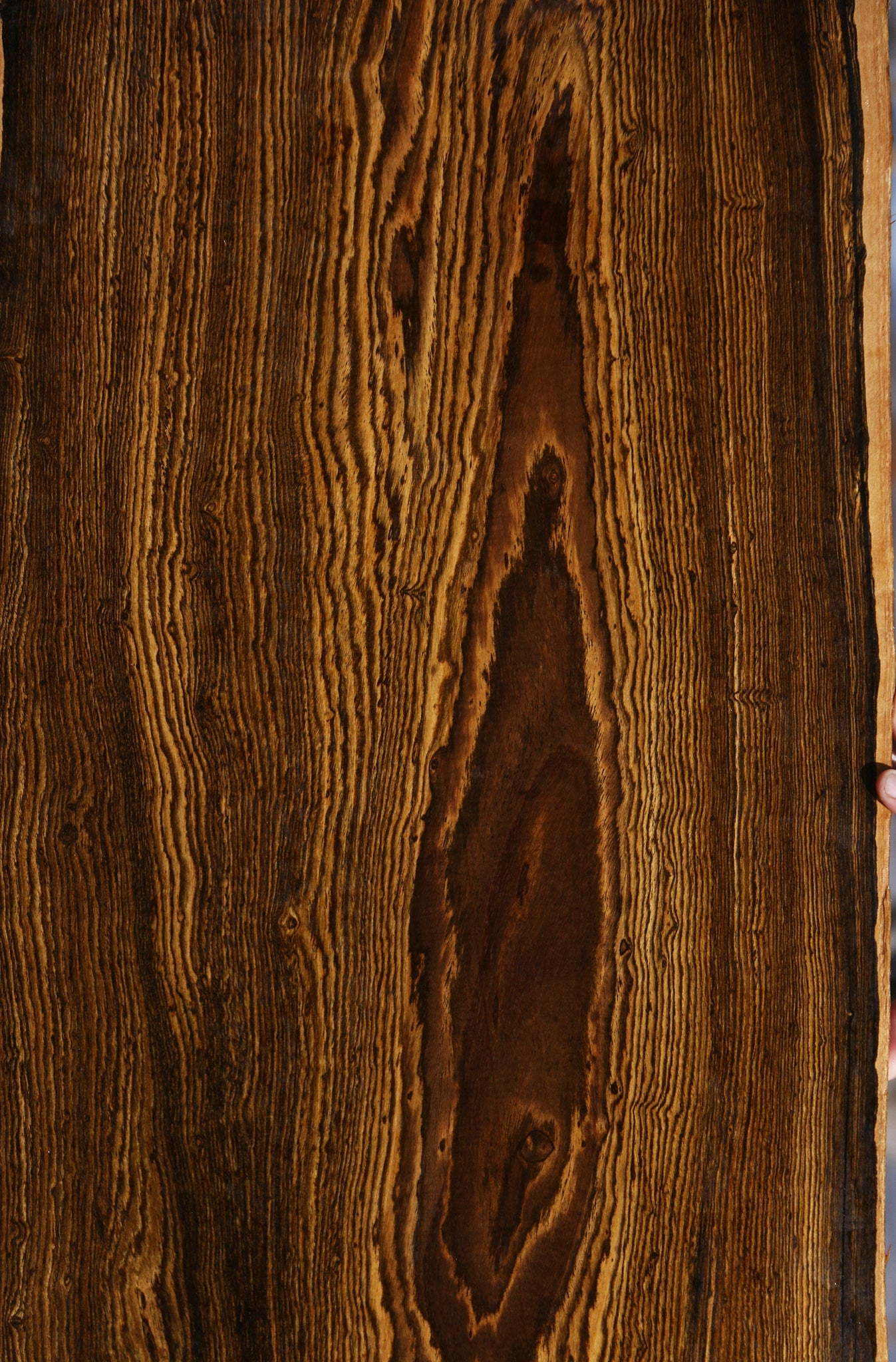Figured Bocote Live Edge Lumber