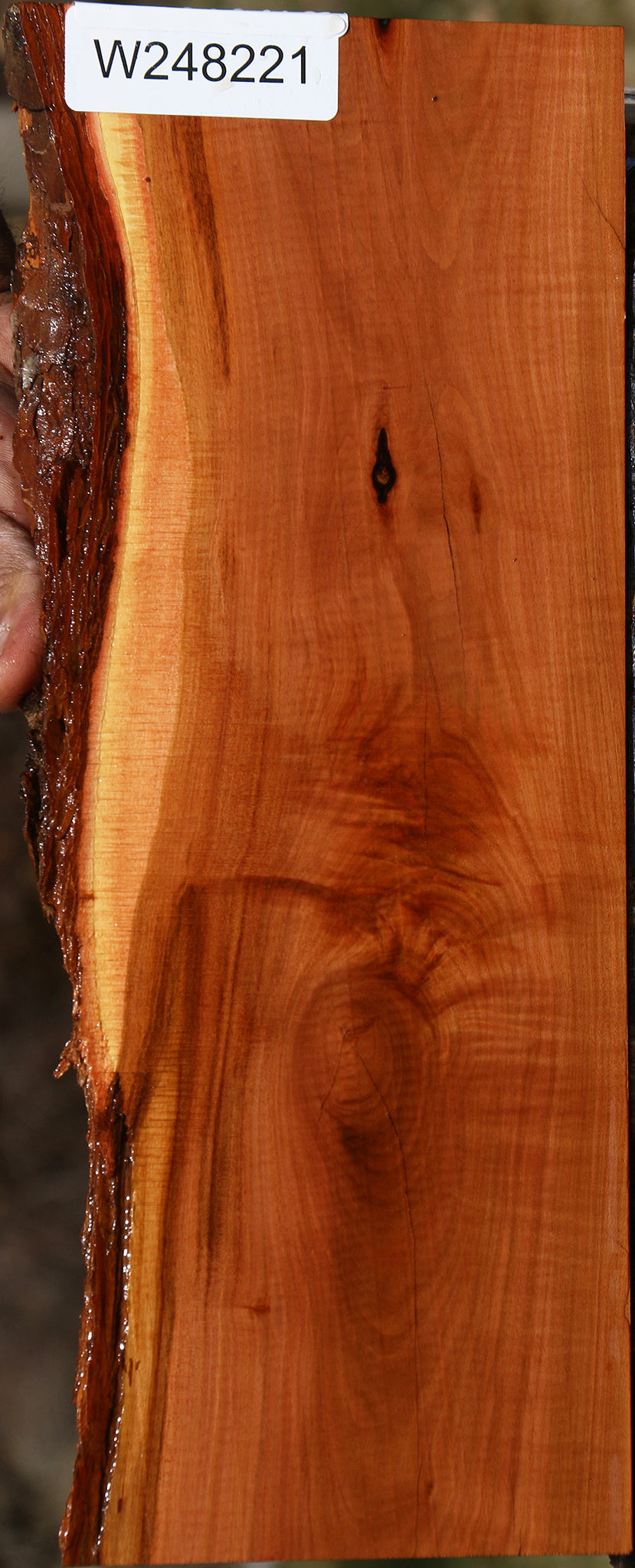 Figured Oregon Ironwood Live Edge Lumber